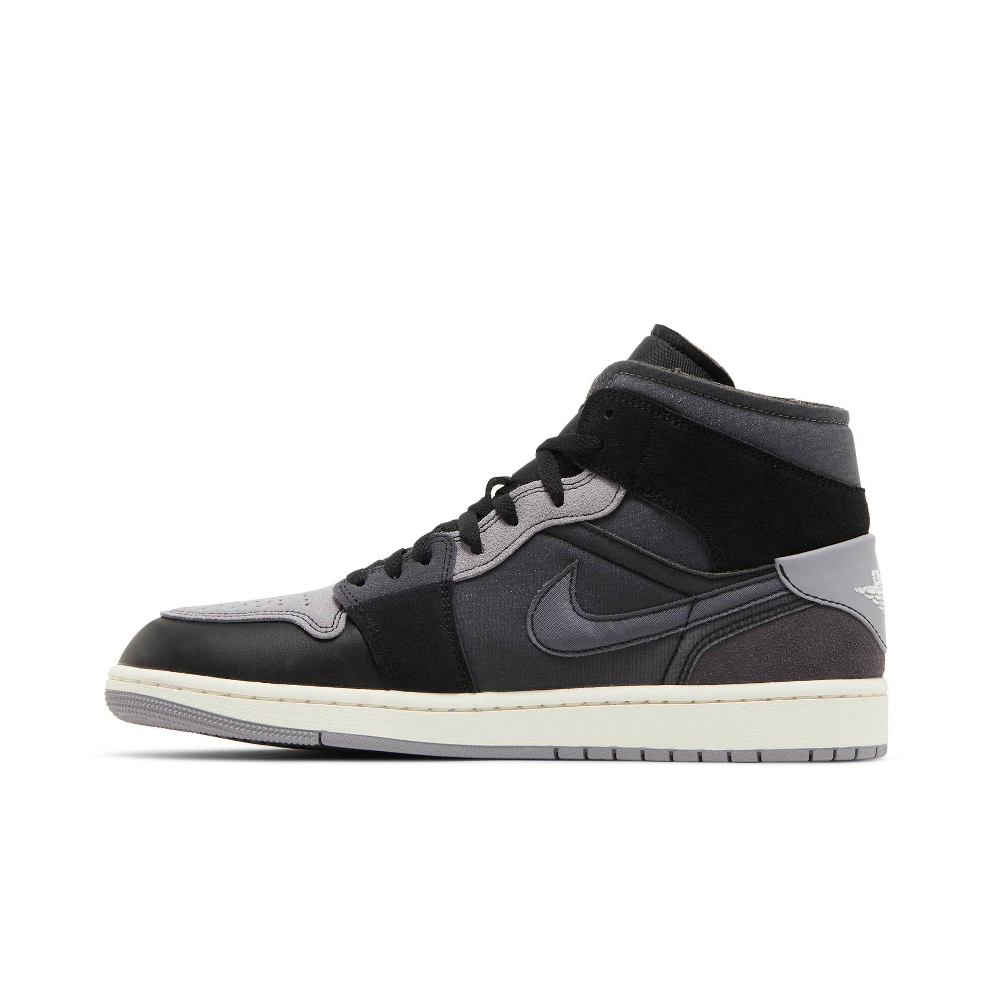 Air Jordan 1 Mid SE Craft 'Inside Out - Black' DM9652-001