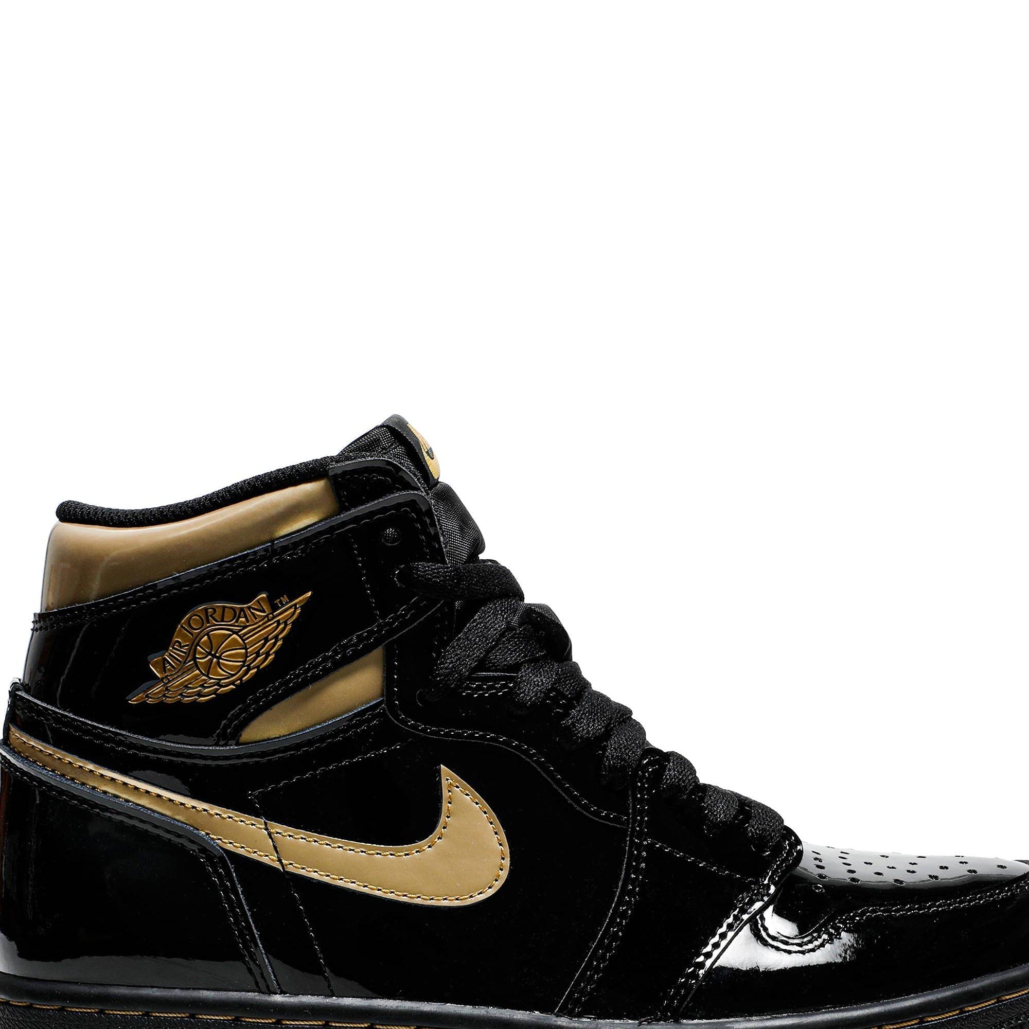 Air Jordan 1 Retro High OG 'Black Metallic Gold' 555088-032