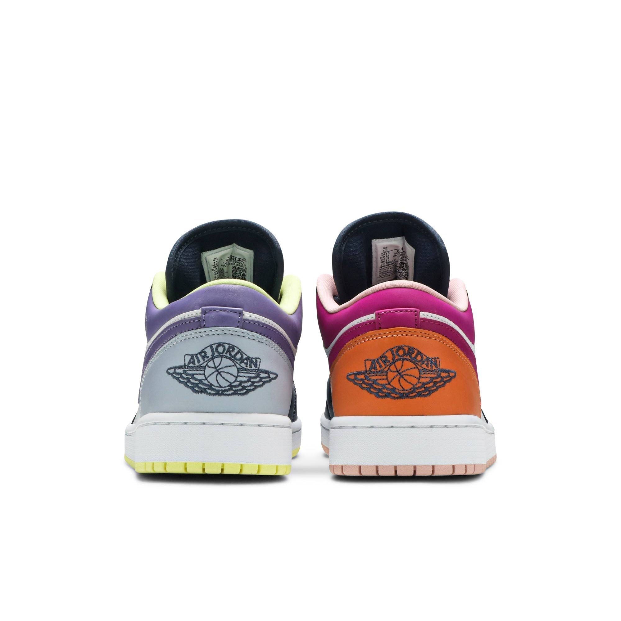 Wmns Air Jordan 1 Low SE 'Mismatched - Purple Magenta' DJ4342-400