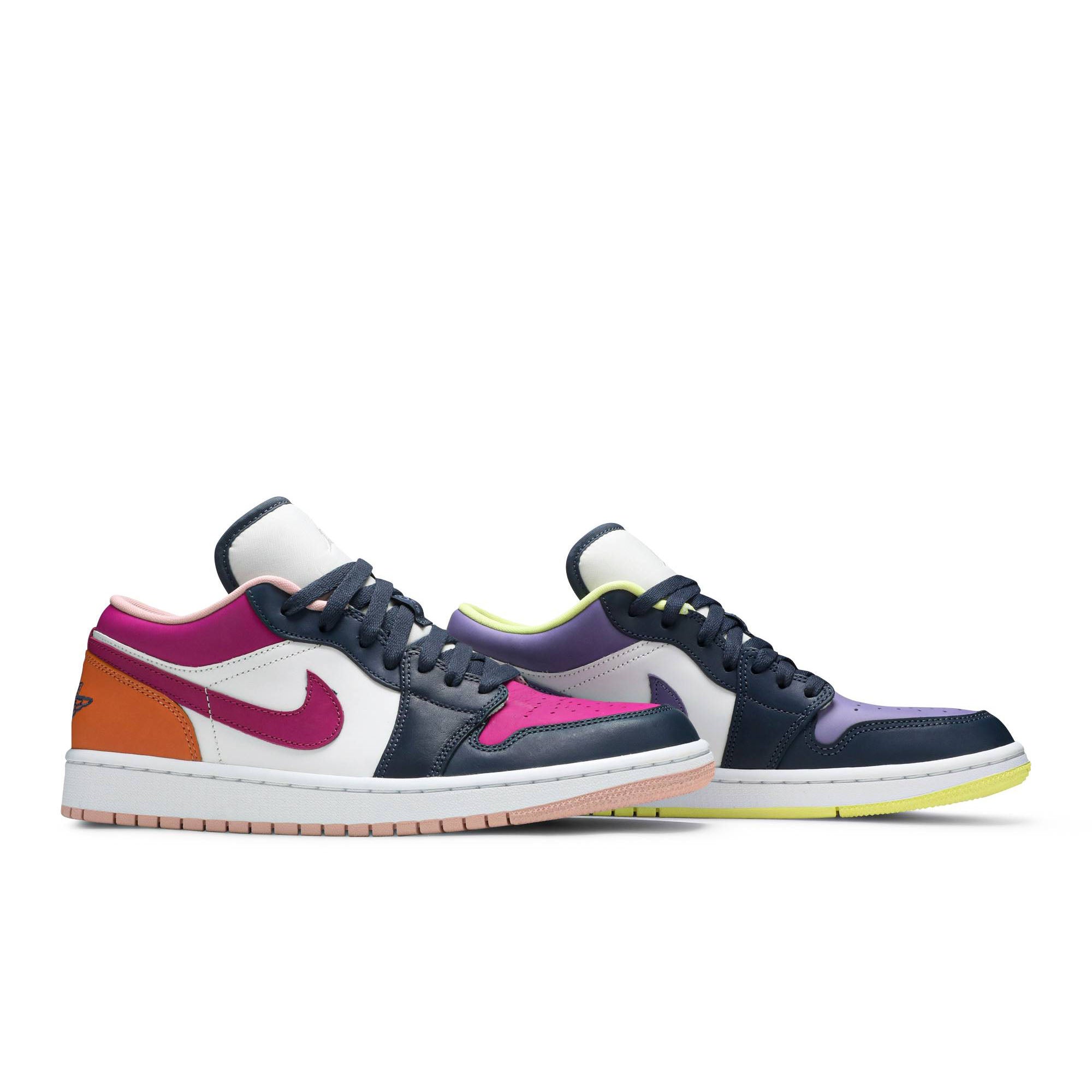 Wmns Air Jordan 1 Low SE 'Mismatched - Purple Magenta' DJ4342-400