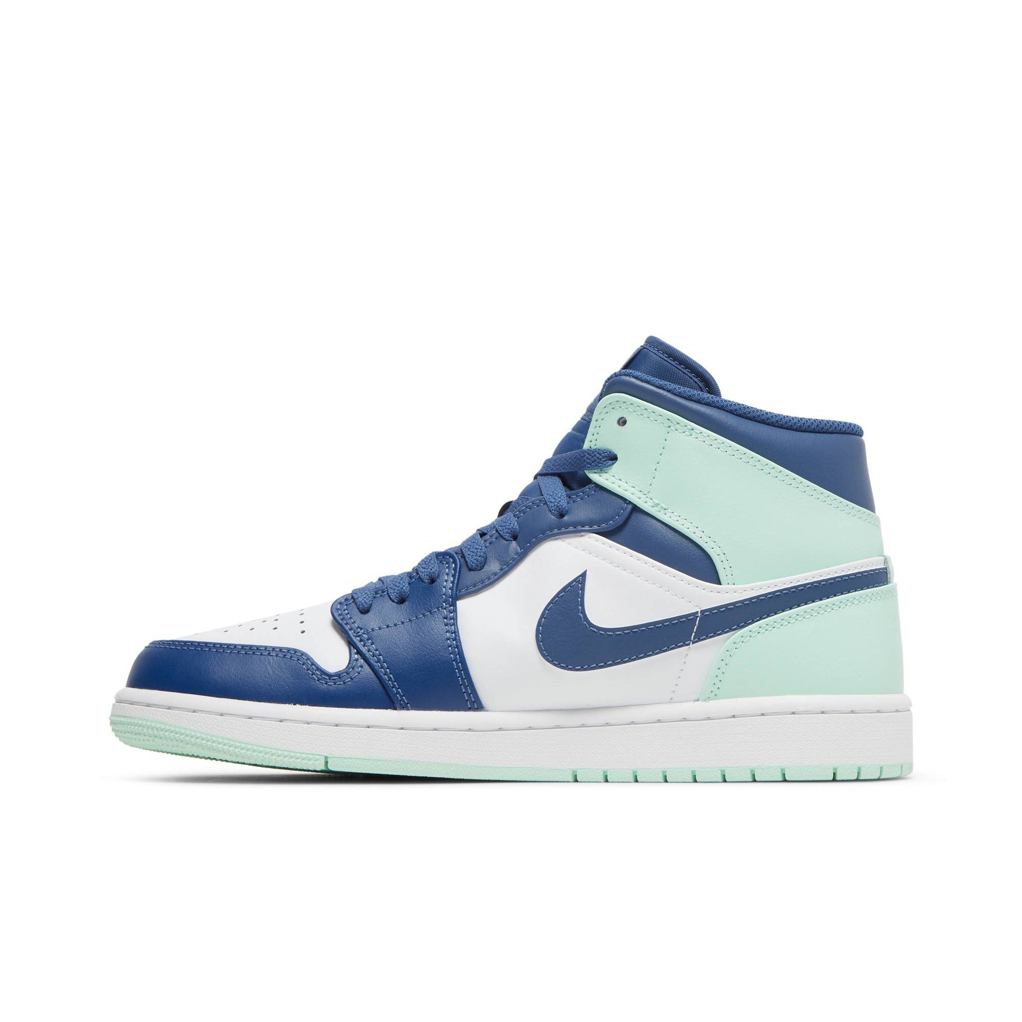 Air Jordan 1 Mid 'Blue Mint' 554724-413
